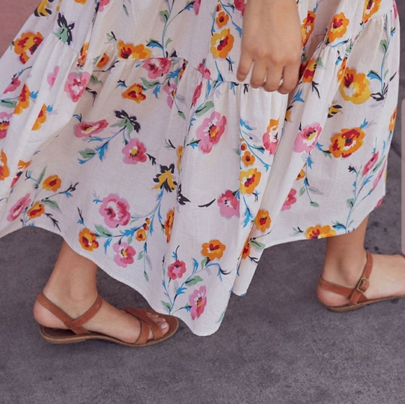 Christy Dawn Delphine dress white floral small - Picture 4 of 8